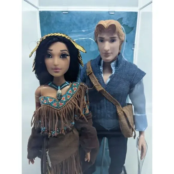 Disney Pocahontas John Smith Designer Fairytale Doll LE 6000